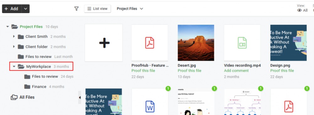manage documents in one place