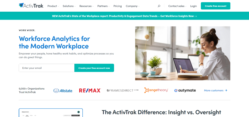 ActivTrak as rescuetime alternative