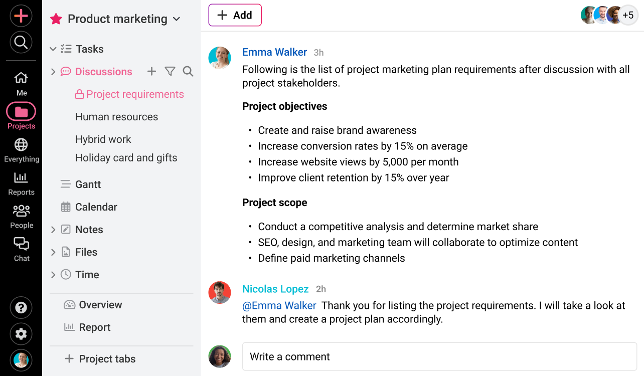 Plan and visualize project and outcomes with ProofHub’s gantt chart