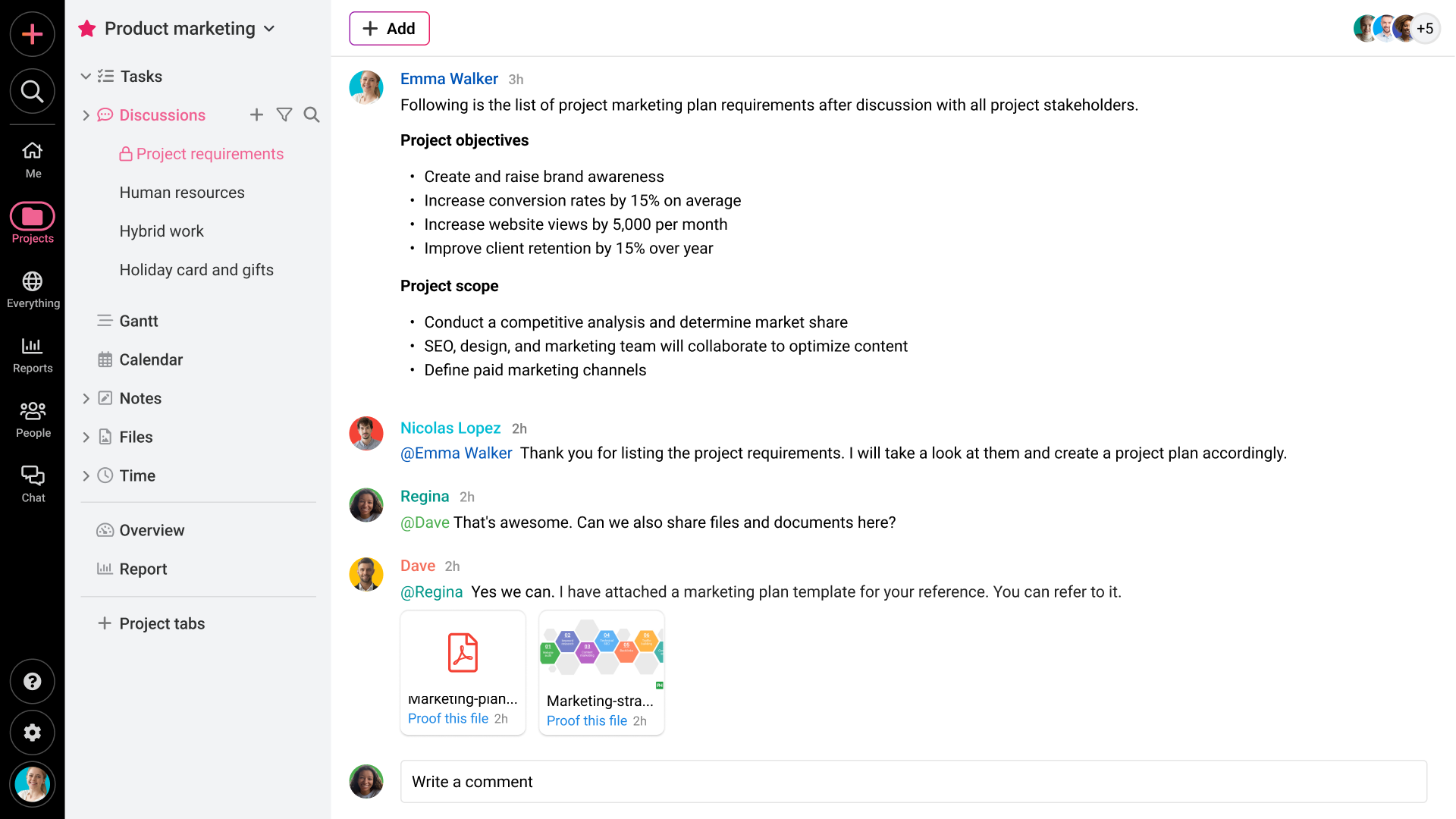 Discussions